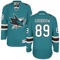 Barclay Goodrow Youth Reebok San Jose Sharks Authentic Teal Home Jersey