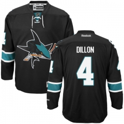 Brenden Dillon Reebok San Jose Sharks Authentic Black Alternate Jersey