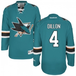 Brenden Dillon Youth Reebok San Jose Sharks Authentic Teal Home Jersey