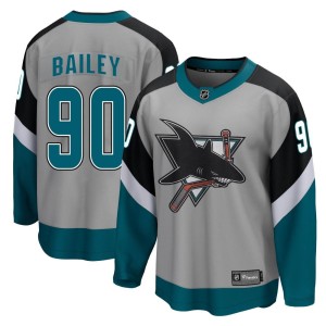 Justin Bailey Youth Fanatics Branded San Jose Sharks Breakaway Gray 2020/21 Special Edition Jersey