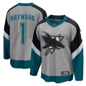 Brian Hayward Youth Fanatics Branded San Jose Sharks Breakaway Gray 2020/21 Special Edition Jersey
