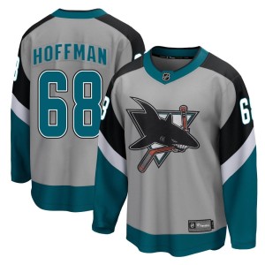 Mike Hoffman Youth Fanatics Branded San Jose Sharks Breakaway Gray 2020/21 Special Edition Jersey