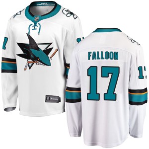 Pat Falloon Men's Fanatics Branded San Jose Sharks Breakaway White Away Jersey
