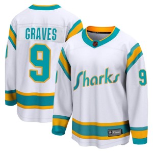 Adam Graves Men's Fanatics Branded San Jose Sharks Breakaway White Special Edition 2.0 Jersey