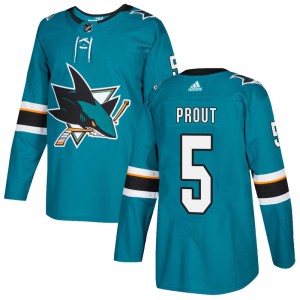 Dalton Prout Youth Adidas San Jose Sharks Authentic Teal Home Jersey