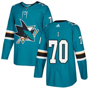Alexander True Youth Adidas San Jose Sharks Authentic Teal Home Jersey