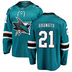 Tony Granato Men's Fanatics Branded San Jose Sharks Breakaway Teal Home Jersey
