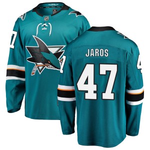 Christian Jaros Men's Fanatics Branded San Jose Sharks Breakaway Teal Home Jersey