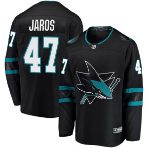 Christian Jaros Men's Fanatics Branded San Jose Sharks Breakaway Black Alternate Jersey