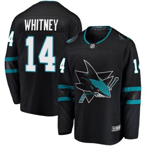 Ray Whitney Men's Fanatics Branded San Jose Sharks Breakaway Black Alternate Jersey