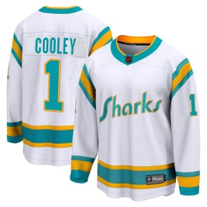 Devin Cooley Youth Fanatics Branded San Jose Sharks Breakaway White Special Edition 2.0 Jersey