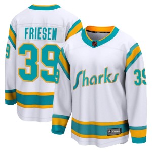Jeff Friesen Youth Fanatics Branded San Jose Sharks Breakaway White Special Edition 2.0 Jersey
