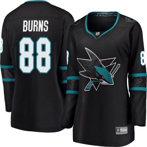 Brent Burns Women's Fanatics Branded San Jose Sharks Breakaway Black Alternate Jersey