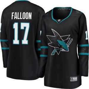 Pat Falloon Women's Fanatics Branded San Jose Sharks Breakaway Black Alternate Jersey