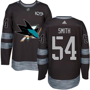 Givani Smith Youth San Jose Sharks Authentic Black 1917-2017 100th Anniversary Jersey