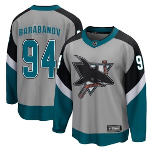 Alexander Barabanov Men's Fanatics Branded San Jose Sharks Breakaway Gray 2020/21 Special Edition Jersey
