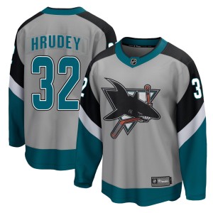Kelly Hrudey Men's Fanatics Branded San Jose Sharks Breakaway Gray 2020/21 Special Edition Jersey