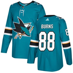 Brent Burns Men's Adidas San Jose Sharks Authentic Teal Jersey