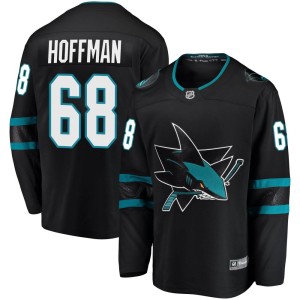 Mike Hoffman Men's Fanatics Branded San Jose Sharks Breakaway Black Alternate Jersey